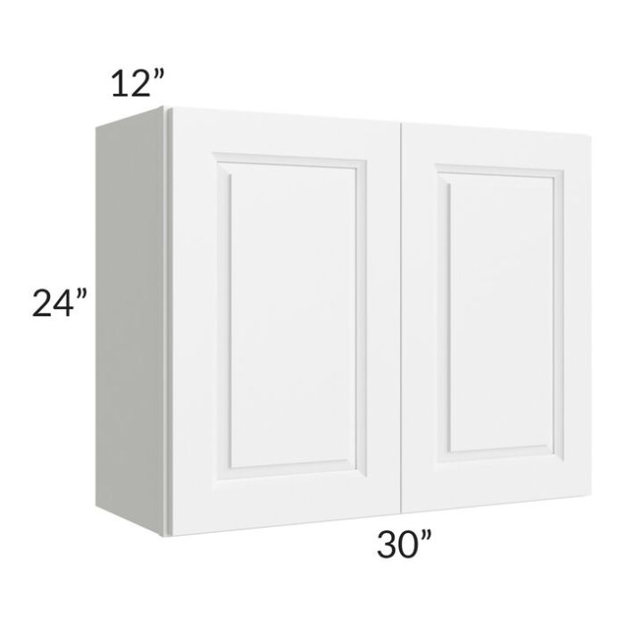 RTA Dakota White 30" x 24" Wall Cabinet