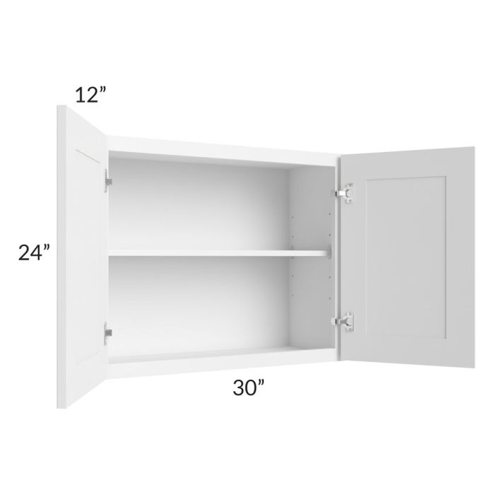 RTA Dakota White 30" x 24" Wall Cabinet