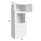 RTA Dakota White 33" x 84" Oven Cabinet