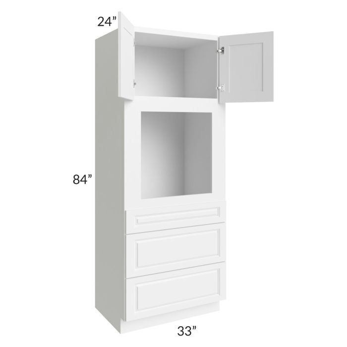 RTA Dakota White 33" x 84" Oven Cabinet