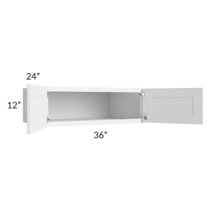 RTA Dakota White 36" x 12" x 24" Wall Cabinet