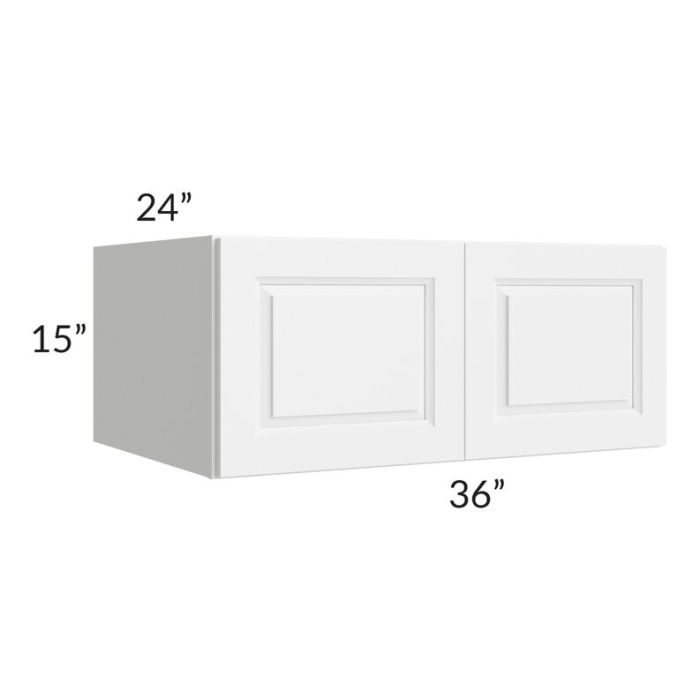 RTA Dakota White 36" x 15" x 24" Wall Cabinet