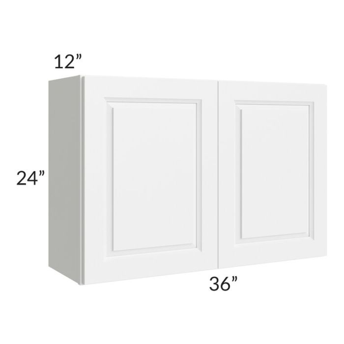 RTA Dakota White 36" x 24" Wall Cabinet