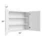 RTA Dakota White 36" x 30" Wall Cabinet with Mullion Glass Door