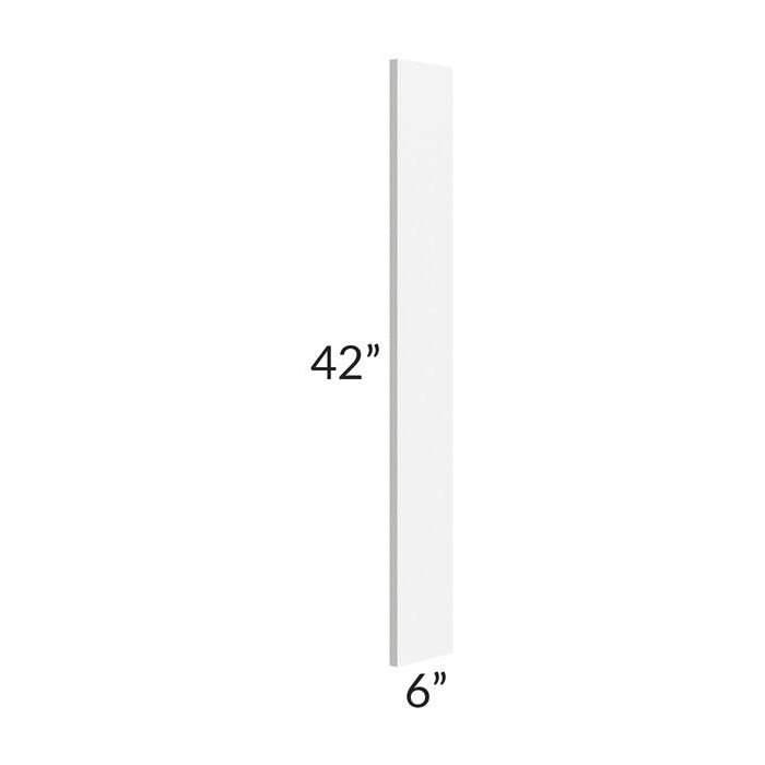 RTA Dakota White 6" x 42" Wall Filler