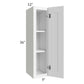 RTA Dakota White 9" x 36" Wall Cabinet