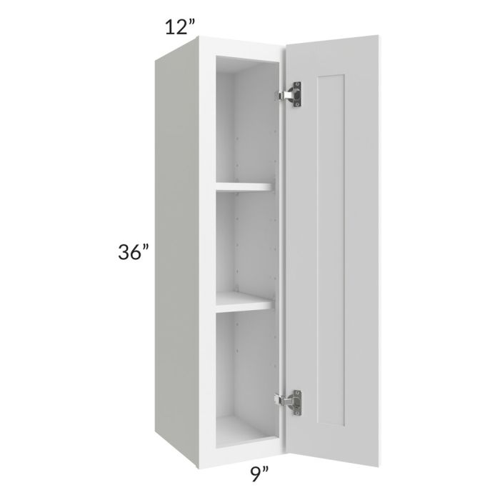 RTA Dakota White 9" x 36" Wall Cabinet