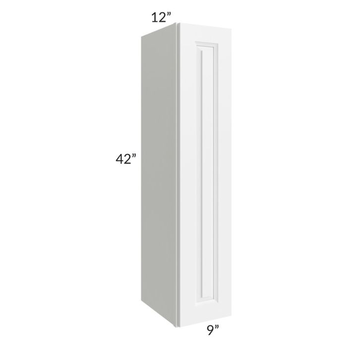 RTA Dakota White 9" x 42" Wall Cabinet