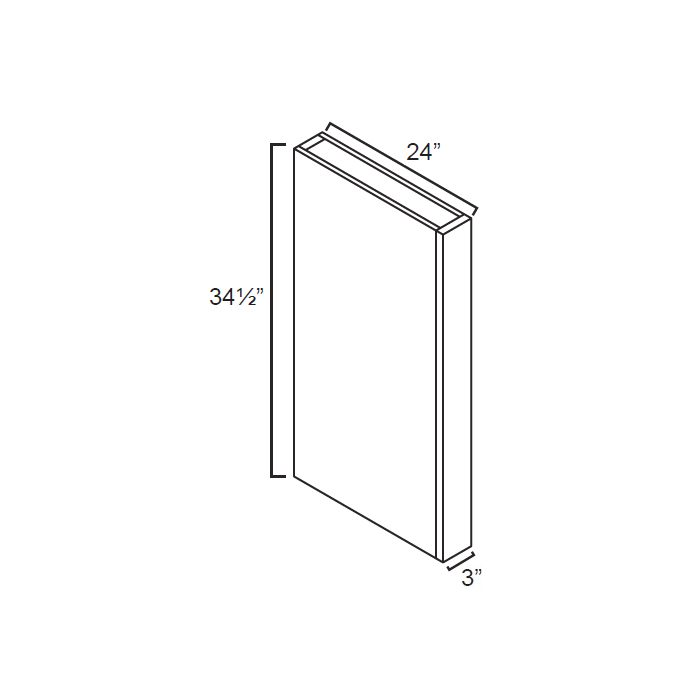 RTA Dakota White Base Column