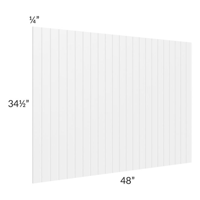 RTA Dakota White Bead Board Panel