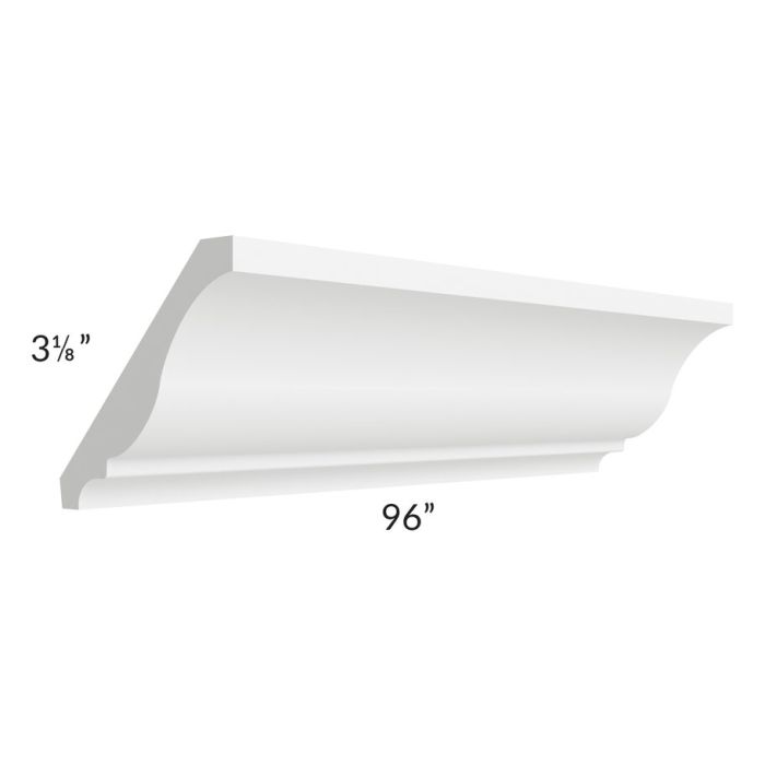 RTA Dakota White Crown Molding - Cut Molding in Half (Two 4ft sections)