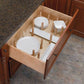 RTA Drawer Peg System with Wood Pegs for 36" and 39" Wide Base Cabinet