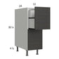 RTA Euro Cafe 12" 2-Drawer Base Cabinet with 1 Inner Drawer and 1 Finished End Panel