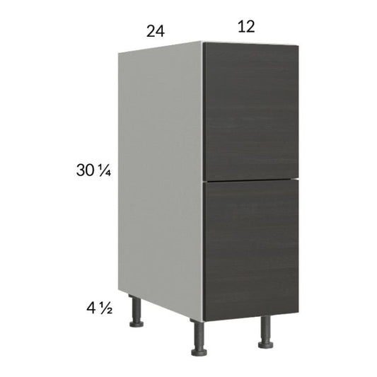 RTA Euro Cafe 12" 2-Drawer Base Cabinet