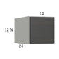 RTA Euro Cafe 12" x 12-5/8" x 24" Wall Cabinet