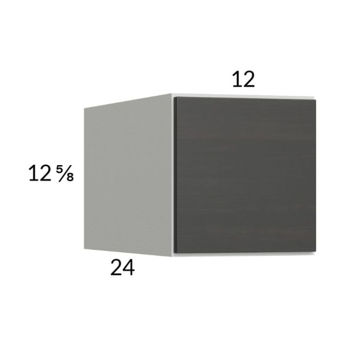 RTA Euro Cafe 12" x 12-5/8" x 24" Wall Cabinet with 2 Finished End Panels