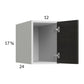 RTA Euro Cafe 12" x 17-5/8" x 24" Wall Cabinet