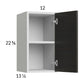 RTA Euro Cafe 12" x 22-5/8" Wall Cabinet