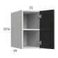 RTA Euro Cafe 12" x 22-5/8" x 24" Wall Cabinet with 1 Finished End Panel