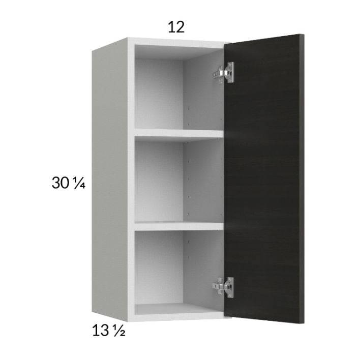 RTA Euro Cafe 12" x 30-1/4" Wall Cabinet with 1 Finished End Panel