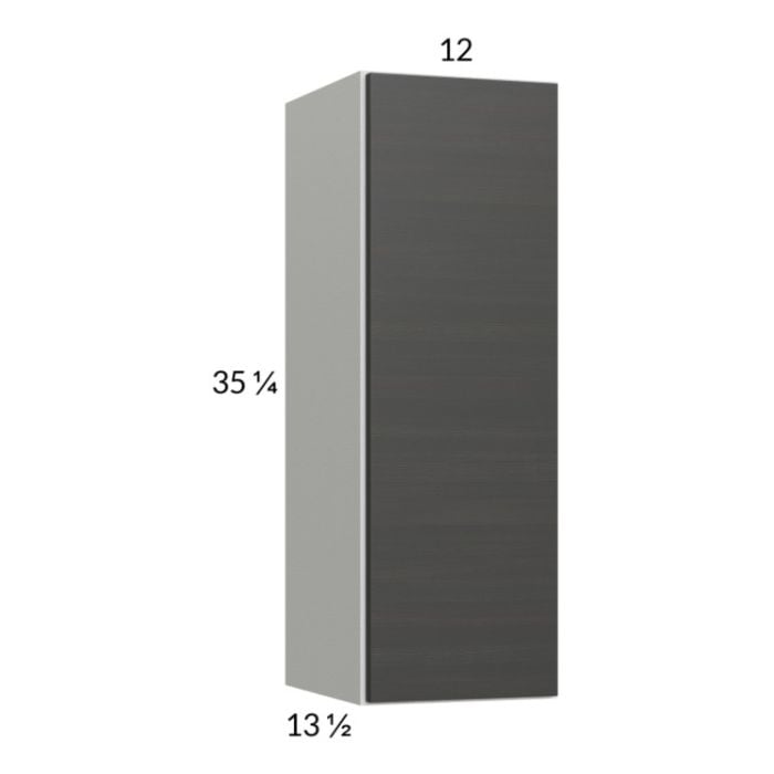RTA Euro Cafe 12" x 35-1/4" Wall Cabinet with 1 Finished End Panel