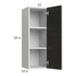 RTA Euro Cafe 12" x 35-1/4" Wall Cabinet with 2 Finished End Panels
