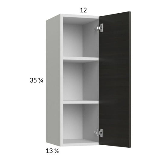 RTA Euro Cafe 12" x 35-1/4" Wall Cabinet with 2 Finished End Panels
