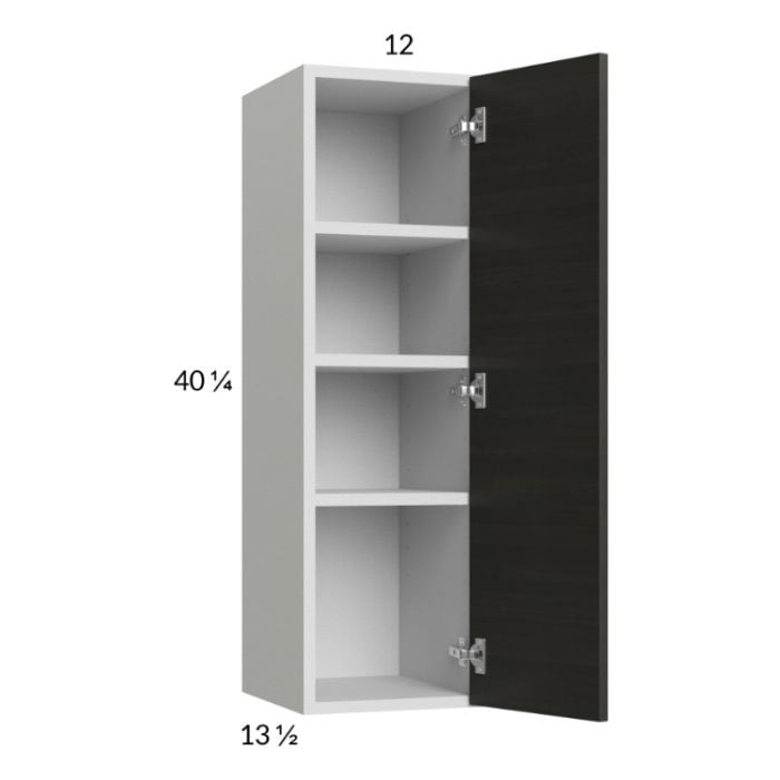RTA Euro Cafe 12" x 40-1/4" Wall Cabinet with 1 Finished End Panel