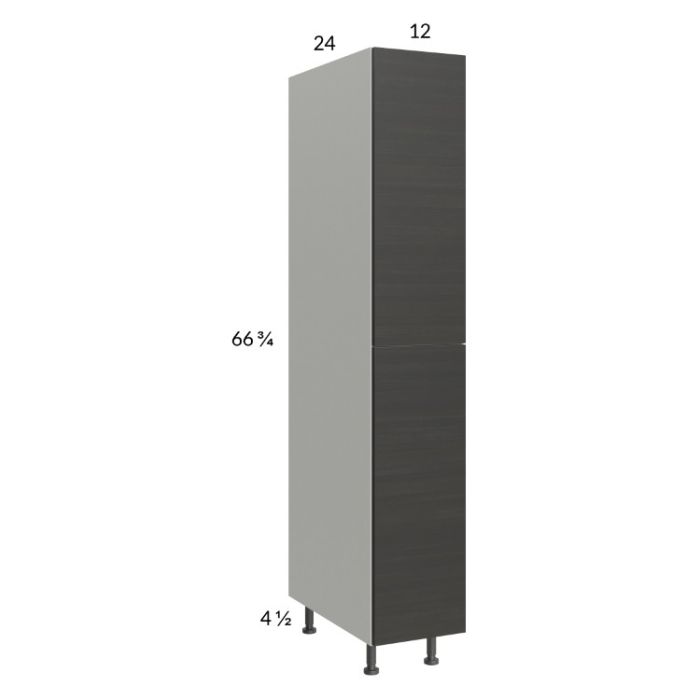RTA Euro Cafe 12" x 71-1/4" Utility Cabinet with 1 Door