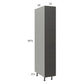 RTA Euro Cafe 12" x 71-1/4" Utility Cabinet with 1 Door and 1 Finished End Panel