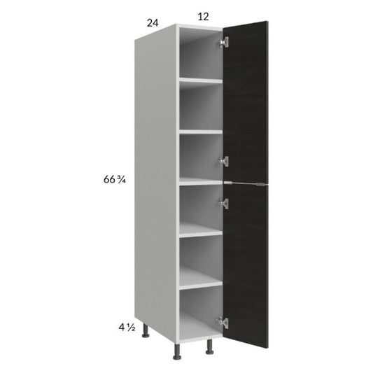 RTA Euro Cafe 12" x 71-1/4" Utility Cabinet with 1 Door