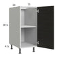 RTA Euro Cafe 15" Full Height Door Base Cabinet with 1 Finished End Panel