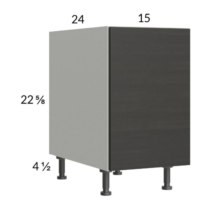 RTA Euro Cafe 15" Full Height Door Desk Base Cabinet