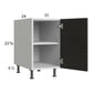 RTA Euro Cafe 15" Full Height Door Desk Base Cabinet with 1 Finished End Panel