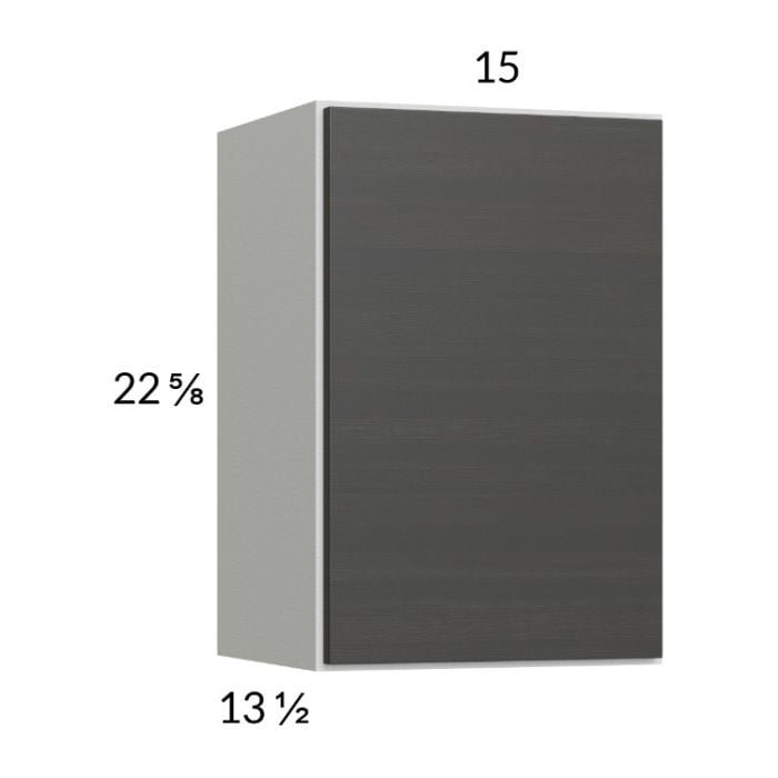 RTA Euro Cafe 15" x 22-5/8" Wall Cabinet with 2 Finished End Panels
