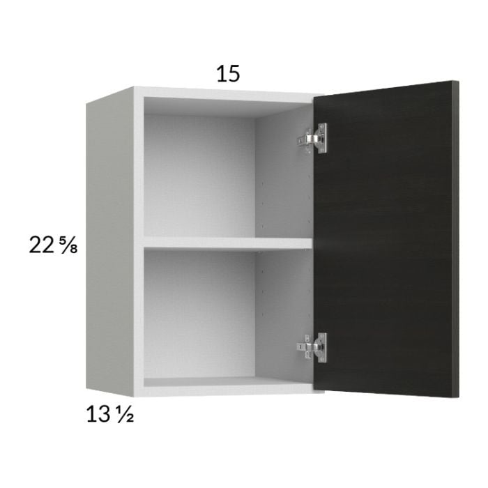 RTA Euro Cafe 15" x 22-5/8" Wall Cabinet with 2 Finished End Panels