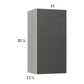 RTA Euro Cafe 15" x 30-1/4" Wall Cabinet with 2 Finished End Panels
