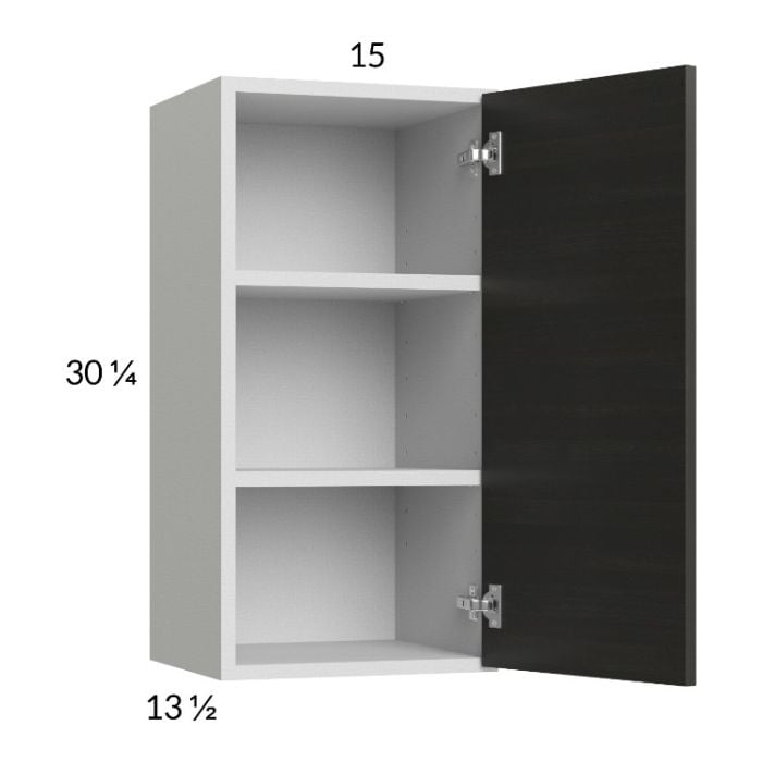 RTA Euro Cafe 15" x 30-1/4" Wall Cabinet with 2 Finished End Panels