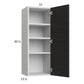 RTA Euro Cafe 15" x 40-1/4" Wall Cabinet with 1 Finished End Panel