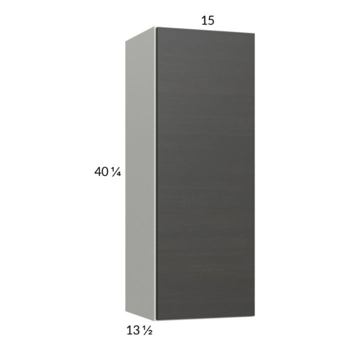 RTA Euro Cafe 15" x 40-1/4" Wall Cabinet with 2 Finished End Panels