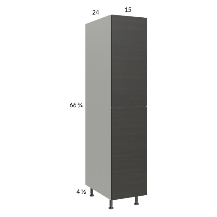 RTA Euro Cafe 15" x 71-1/4" Utility Cabinet with 1 Door