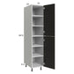 RTA Euro Cafe 15" x 71-1/4" Utility Cabinet with 1 Door
