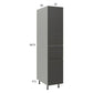 RTA Euro Cafe 15" x 71-1/4" Utility Cabinet with 2 Doors and 1 Drawer