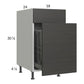 RTA Euro Cafe 18" Base Cabinet with Double Trashcan Pullout