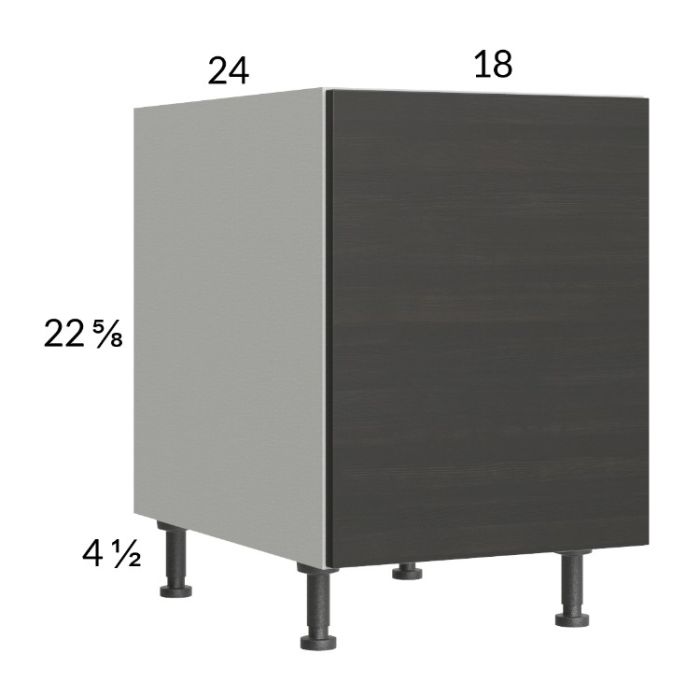 RTA Euro Cafe 18" Full Height Door Desk Base Cabinet