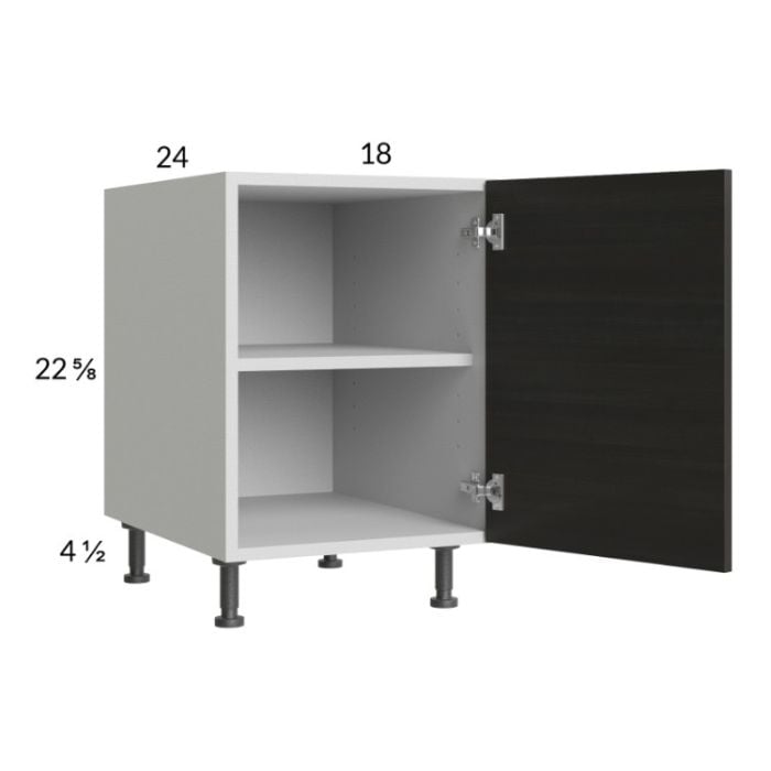 RTA Euro Cafe 18" Full Height Door Desk Base Cabinet