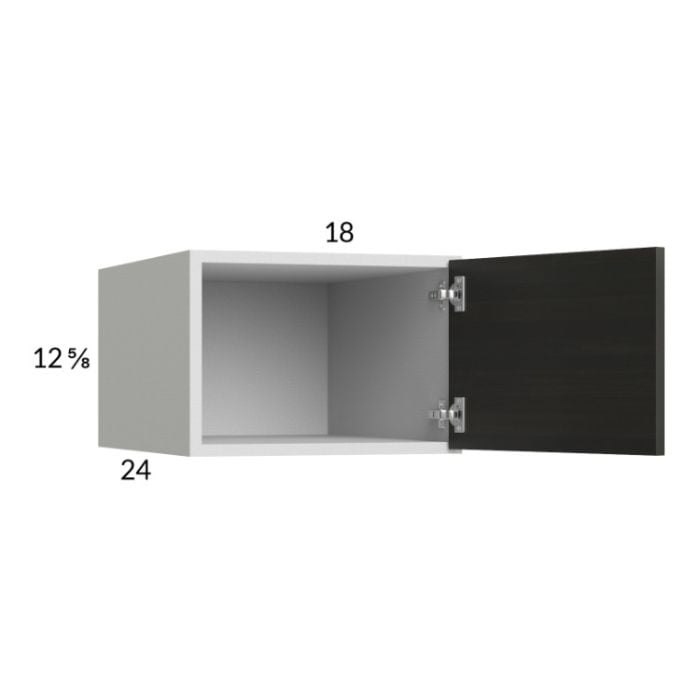 RTA Euro Cafe 18" x 12-5/8" x 24" Wall Cabinet with 1 Finished End Panel