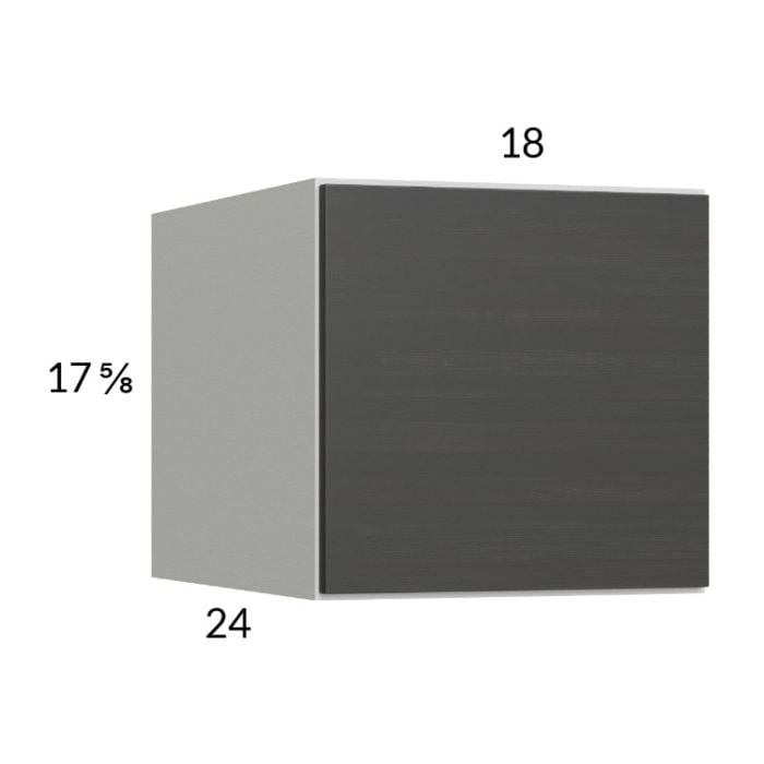 RTA Euro Cafe 18" x 17-5/8" x 24" Wall Cabinet with 2 Finished End Panels