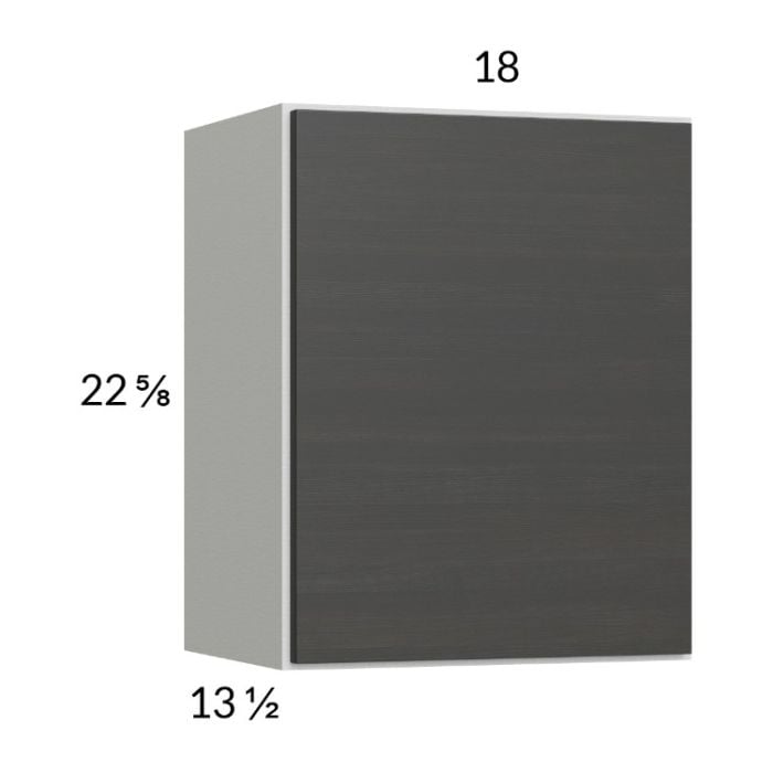 RTA Euro Cafe 18" x 22-5/8" Wall Cabinet with 1 Finished End Panel