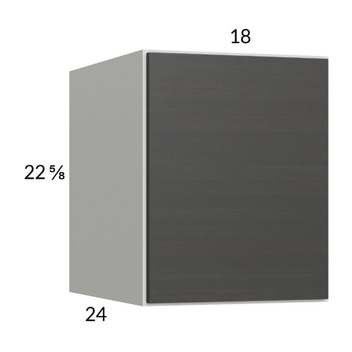 RTA Euro Cafe 18" x 22-5/8" x 24" Wall Cabinet with 2 Finished End Panels
